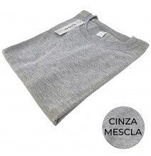Camiseta Malha Fria PV Cinza Mescla