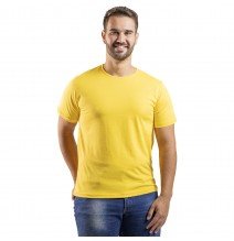 Camiseta Algodão Premium Amarelo Ouro