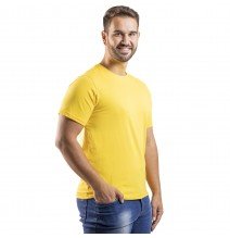 Camiseta Algodão Premium Amarelo Ouro