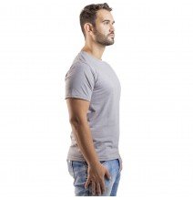 Camiseta Algodão Premium Cinza Mescla