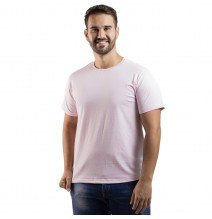 Kit 5 Camisetas Algodão Rosa Claro Premium