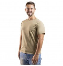Kit 3 Camisetas Algodão Kaki Premium