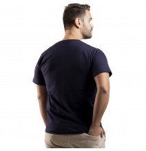 Kit 3 Camisetas Algodão Azul Marinho Premium