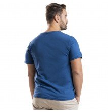 Kit 3 Camisetas Algodão Azul Petróleo Premium