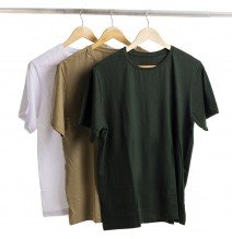 Kit 3 Camisetas de Algodão Masculina Premium