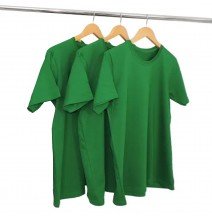 Kit 3 Camisetas Malha Fria PV Verde Bandeira