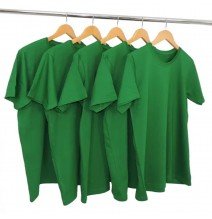 Kit 5 Camisetas Malha Fria PV Verde Bandeira