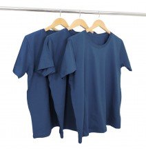 Kit 3 Camisetas Malha Fria PV Azul Petróleo