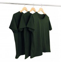 Kit 3 Camisetas Malha Fria PV Verde Musgo