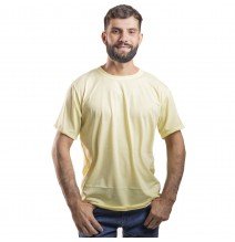 Camiseta Amarelo Bebê 100% Poliéster