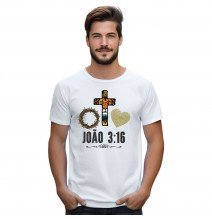 Camiseta Cruz João 3:16