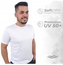Camiseta Masculina Dry Fit Soft Proteção UV 50+